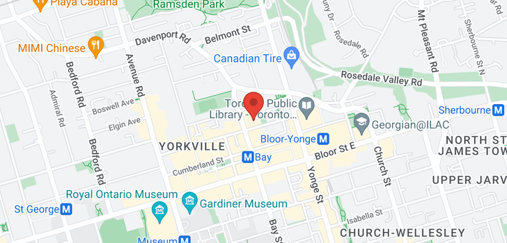 map of #3401 -50 YORKVILLE AVE